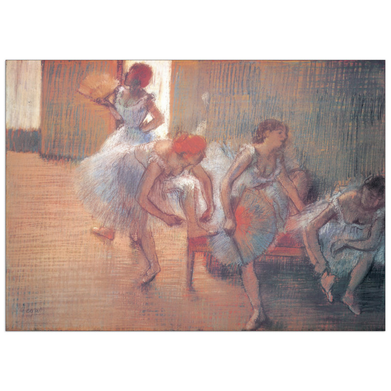 Edgar Degas - No Frame Print on Wood, 71cm H x 100cm W x 1.8cm D