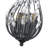 Gabriella 15.5 inch Matte Black 2 Light Wall Sconce-123223112
