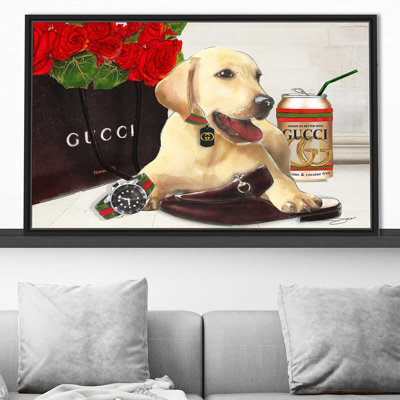 " Gucci Labrador (Horizontal) " by By Jodi