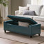 Banc de rangement moderne rembourré