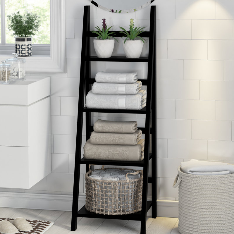 Cristobal Bathroom Shelves, Black