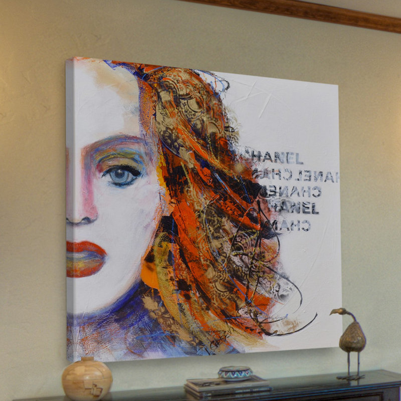 Lana Greben - Wrapped Canvas Painting, 45cm H x 45cm W x 3.81cm D