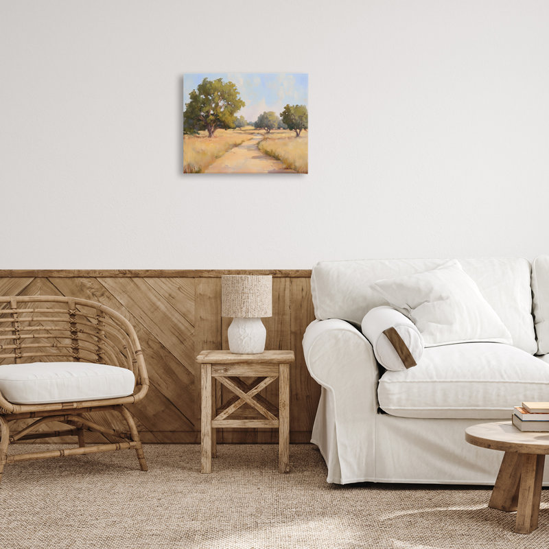 «Getting Lost Natural Field Canvas», conception par Petal Prints Design, H 16 po x l 20 po