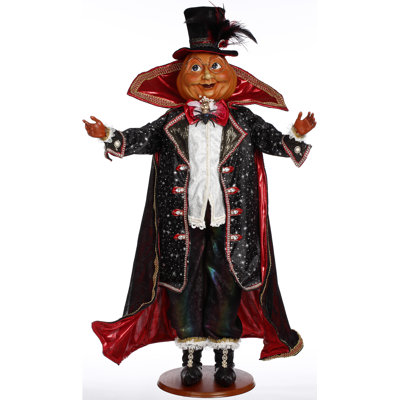 Fall Inspired Pumpkin Head Figurine