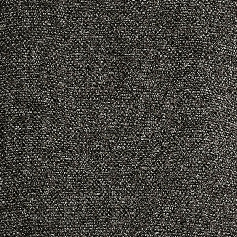1 repose-pieds en tissu de chenille gris