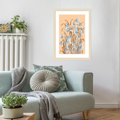 Linogravure, prairie, pêche, pêche par Gadd Wood