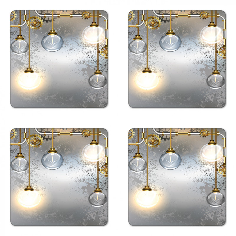 Square 4 Piece Coaster Set