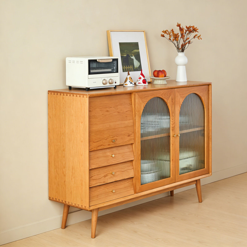 Buffet de rangement simple et multifonctionnel, H 37,41 po x l 47,24 po x P 15,74 po