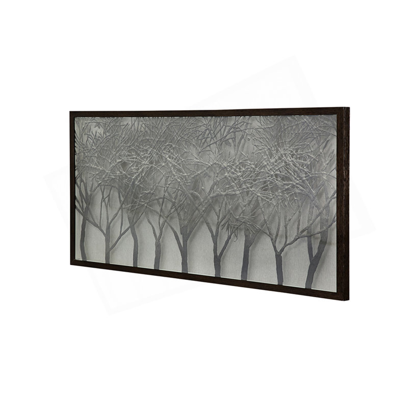 Décoration murale de 39,4 x 1,2 x 19,7 po, boîte décorative pour salon, bureau, vestibule