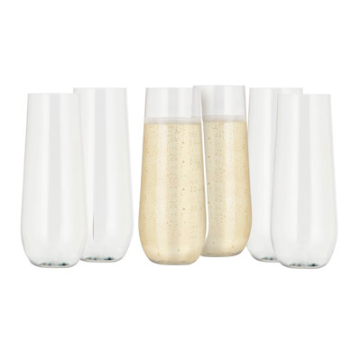 Ensemble de flûtes en plastique 6 oz Oggi Barware