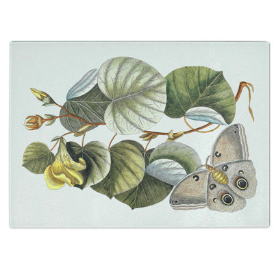 Tempered Glass Butterfly and Mano Tree Chopping Board
