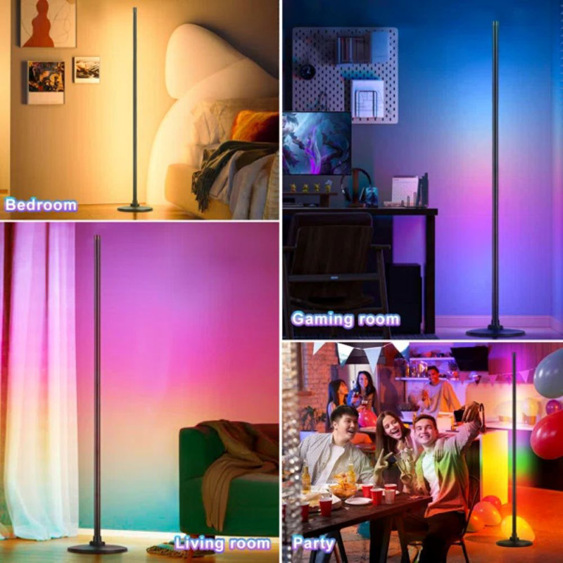 Lampe sur pied en coin Sunway