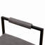 Ensemble de 2 tabourets de bar à hauteur de comptoir avec dossier et pieds en métal modernes sans accoudoirs et chaises rembourrées en polyuréthane gris-410009147