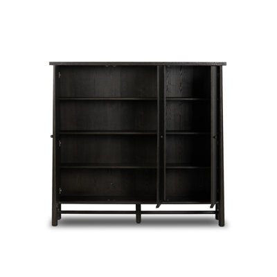 Renaud 3-Door Cabinet-Dark Toasted Oak