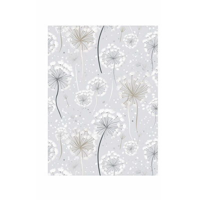 «Botanical Dandelions», impression d'art moderne sans cadre