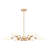 Justina Modern Gold 6 Light Chandelier-123223122