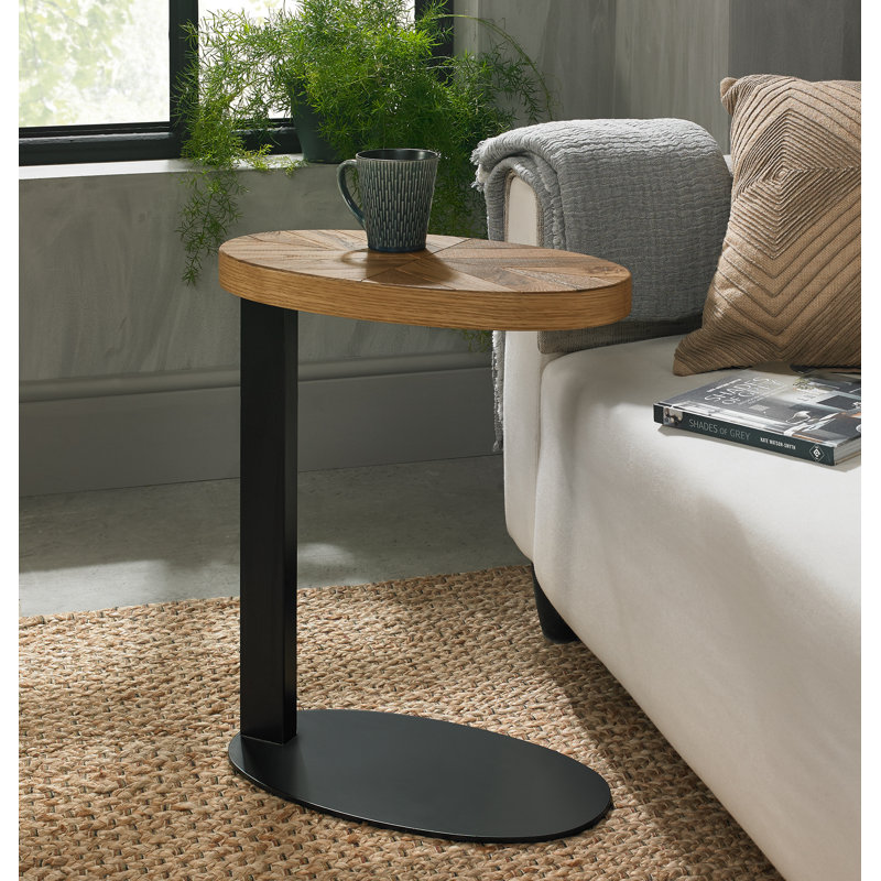 Strandquist C Table End Table, Rustic Oak