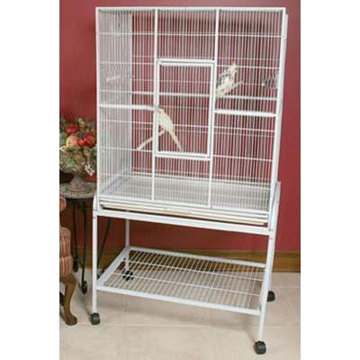 64" Extra Large Wrought Iron Breeding Flight Bird Cage