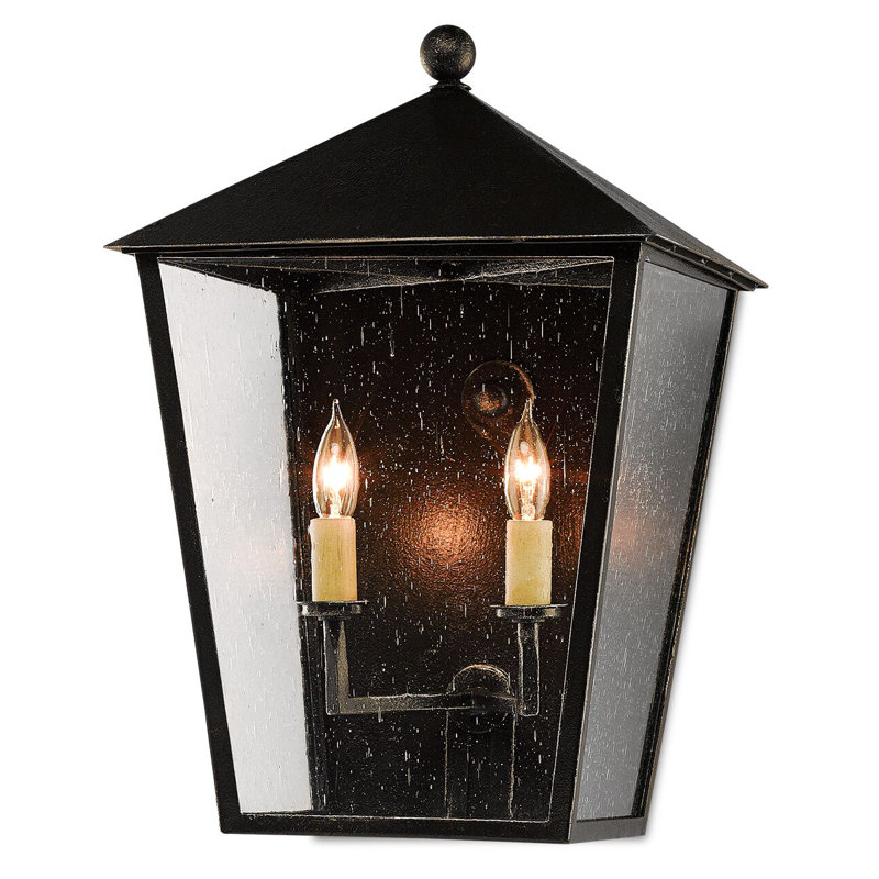 Bening 2 - Light Outdoor Wall Lantern, Midnight