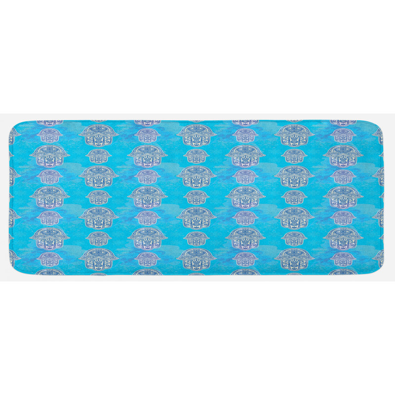 Eclectic Synthetic Kitchen Mat