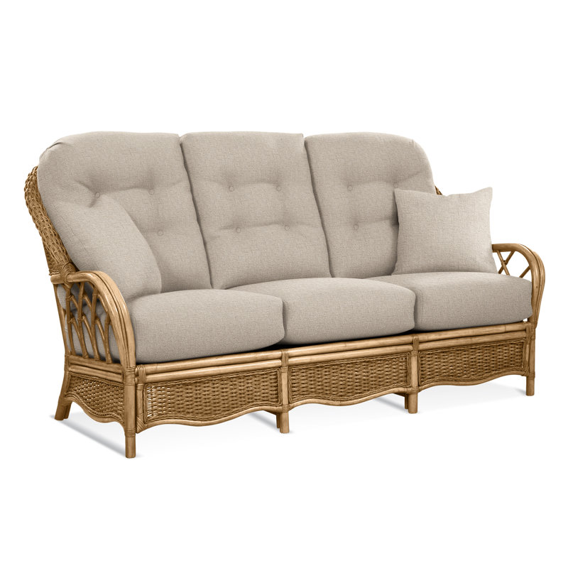 Everglade Sofa, Honey, Eggshell Crypton Performance; 0884-93