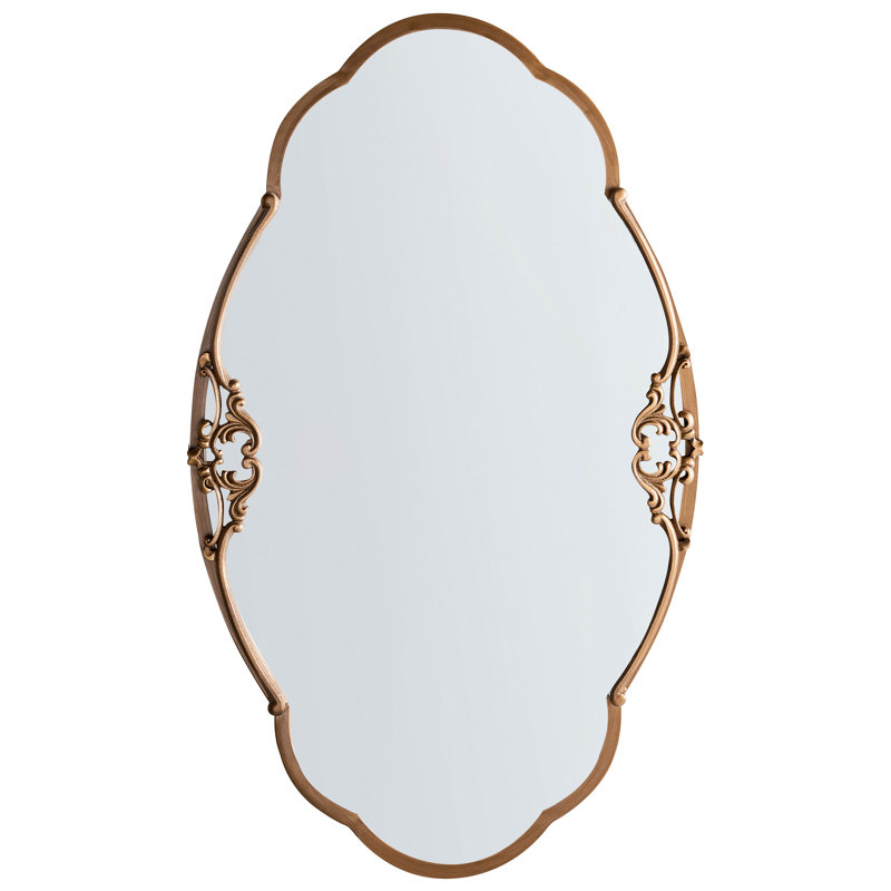 Iron Oval Mirror