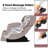 Faux Leather Heated Massage Chair-1287427981