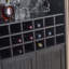 Armoire à vin arquée en bois avec support à vin amovible, armoire de rangement en MDF anti-égratignures avec tablettes réglables, bibliothèque à boissons alcoolisées autoportante pour le salon et la salle à manger-593545908
