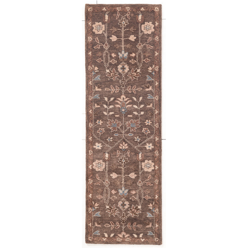 Bella Hand Tufted Wool Siba Rug, Rectangle 7'9" x 9'9"