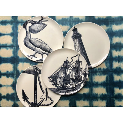 Scrimshaw Side 9" Melamine Salad Plate