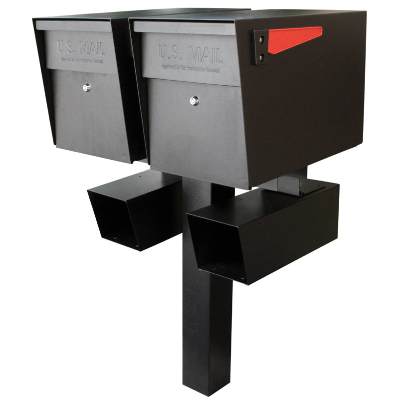 Mail Boss Metal Newspaper Holder, Black