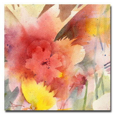 « hibiscus shadow » par sheila golden, reproduction d’art sur toile