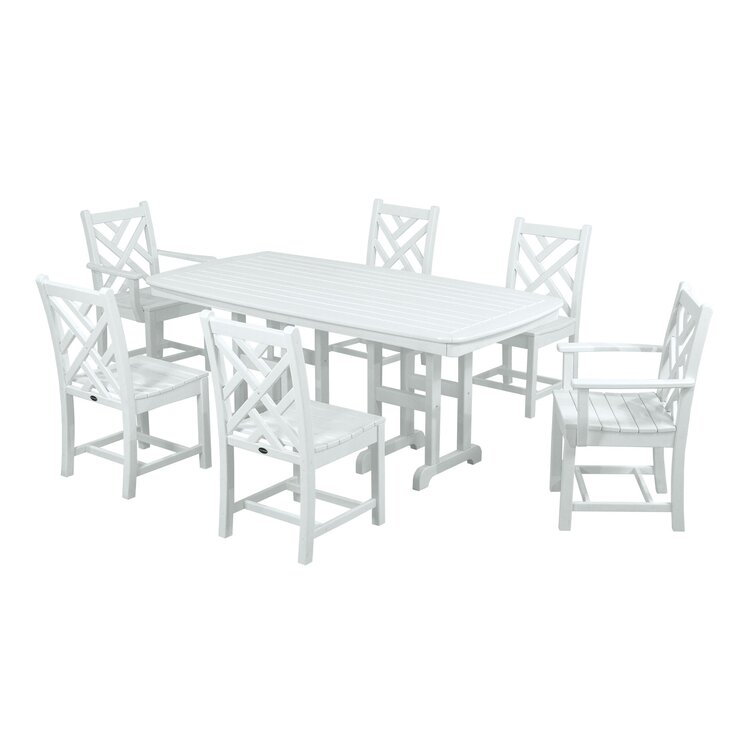 POLYWOOD® Chippendale 7-Piece Dining Set & Reviews | Wayfair