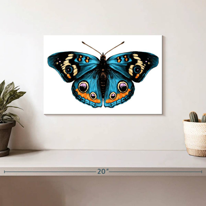 Brampt Butterfly Symmetry, 8" H x 12" W