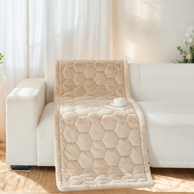 Housse décorative et douce pour canapé pour animal, housse de canapé lavable de couleur unie, tapis ultra-confortable pour canapé, siège de fenêtre ou plancher