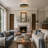 Modern Dimmable LED Drum Flush Mount