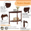 Retro Circular Curved Half-Moon Console Table with Cloud Design Top and Open Shelf Solid Wood Frame and Legs-1725257245