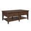 Table basse en bois massif et manufacturé Laron avec tiroirs traversants -1081919732