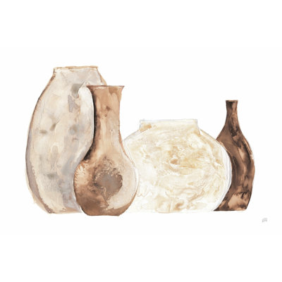 " Neutral Vases II " by Chris Paschke Painting Print