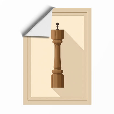 Wooden Queen Minimalist - Framed Print