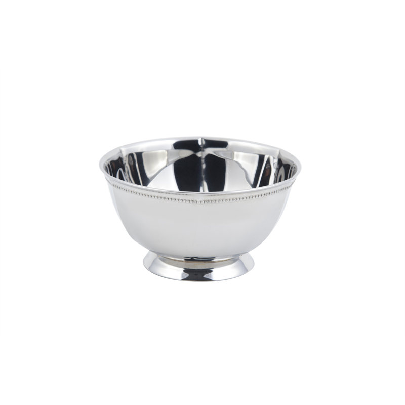 Bon Chef Stainless Steel Serving Bowl, 3.25" H x 5.5" W x 5.5" D