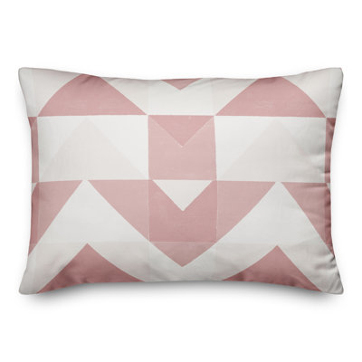 Geo Blocks 19 Outdoor Rectangular Pillow Cover & Insert
