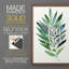 Palm Frond Flow III - reproduction encadrée de qualité supérieure - prête à être accrochée - aucun clou requis - aucun clou requis-726287363-726287372