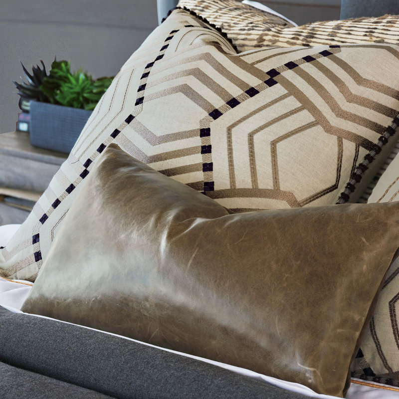 Kimahri Linen Square Pillow Cover & Insert