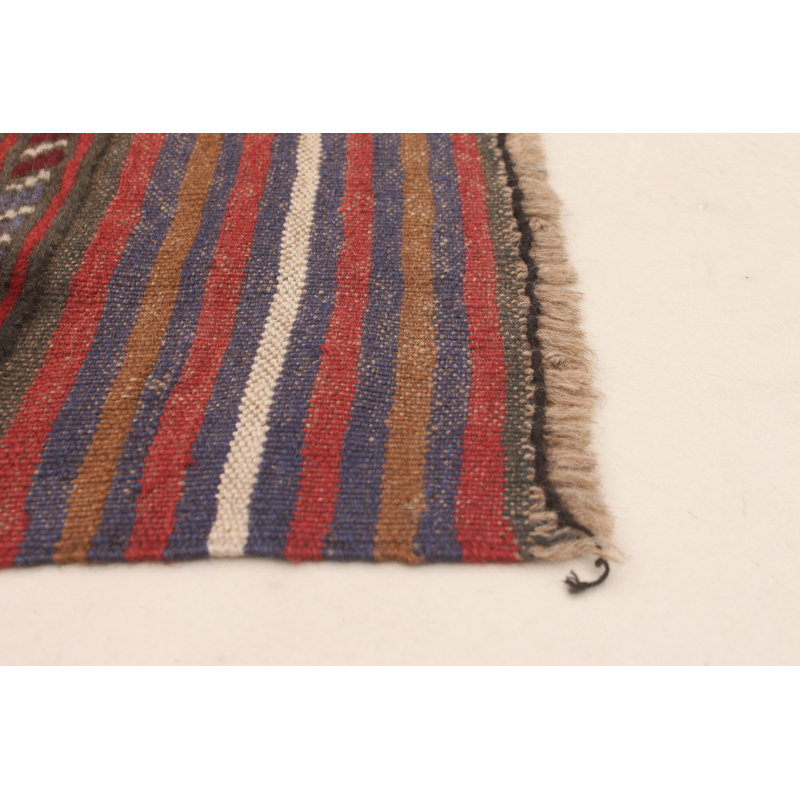 Tapis tadjik crème, rouge 4 pi 1 po x 6 pi 3 po