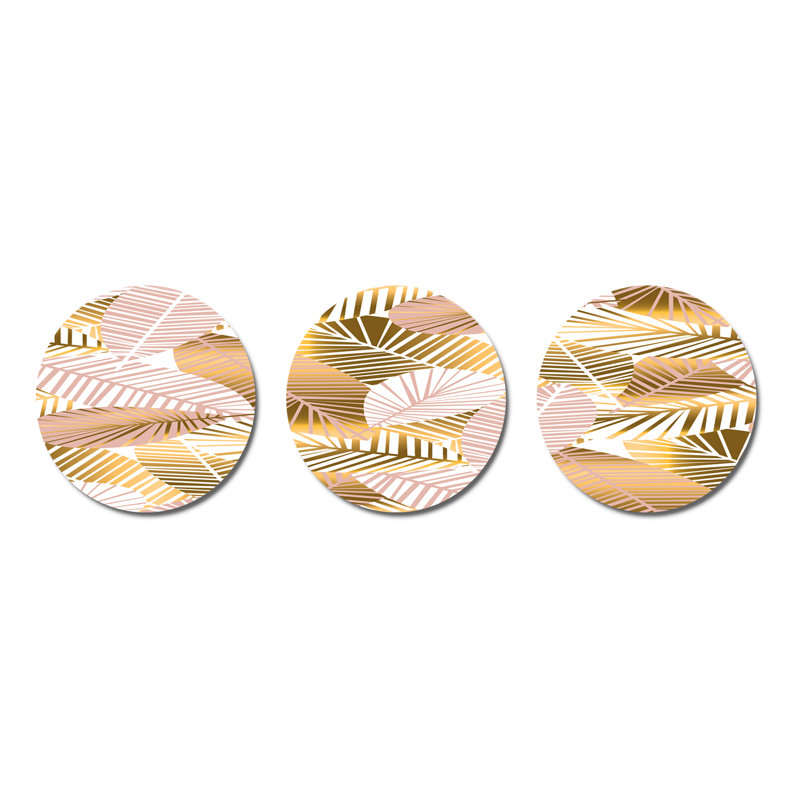 3 Piece Palm Leaves II Wall Décor Set