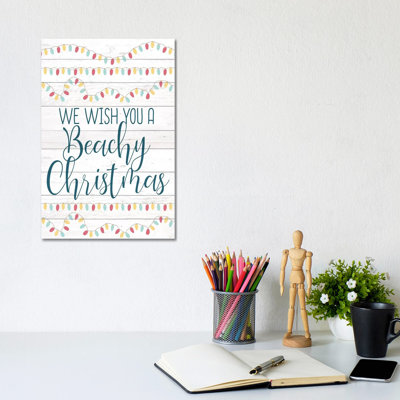 Beachy Christmas by Kimberly Allen - Wrapped Canvas Gallery-Wrapped Canvas Giclée