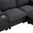 Modular Cloud Sectional | 4-Seat Sofa with Console, USB Charger, Reading Light & Cup Holders for Living Room-61488900
