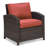 Parkhurst 5-Person Woven Rattan Patio Conversation Set with Cushions-1709642273