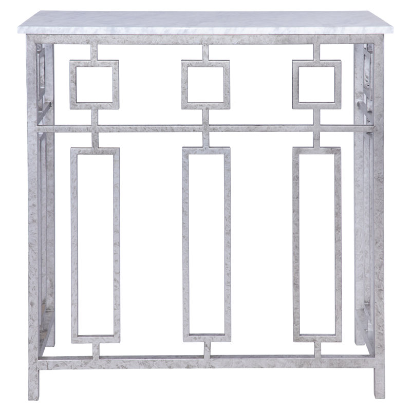 Sultan 36" Console Table, Royal Silver